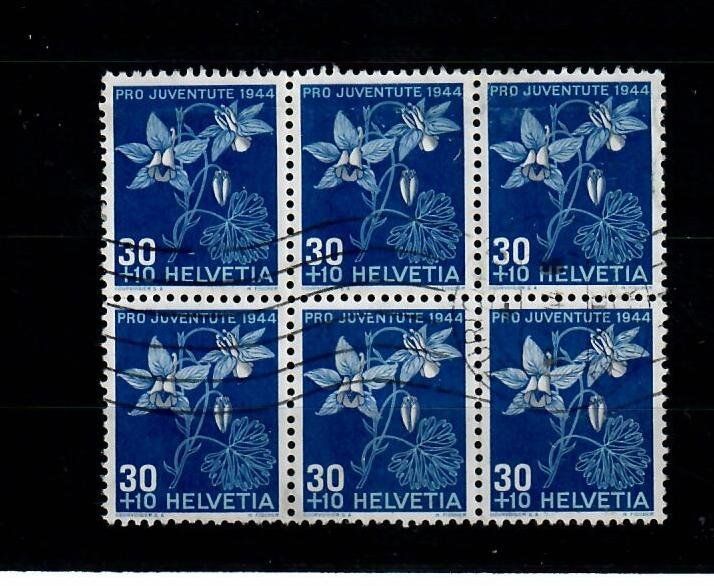 Tous les timbres: 6er Block - Paket Frankatur 1944 – D'occasion à Hochdorf par Ziegel-16