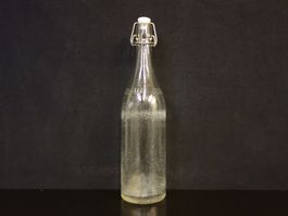 schöne alte Flasche MINERALQUELLE BAD KNUTWIL 1967 BÜLACH