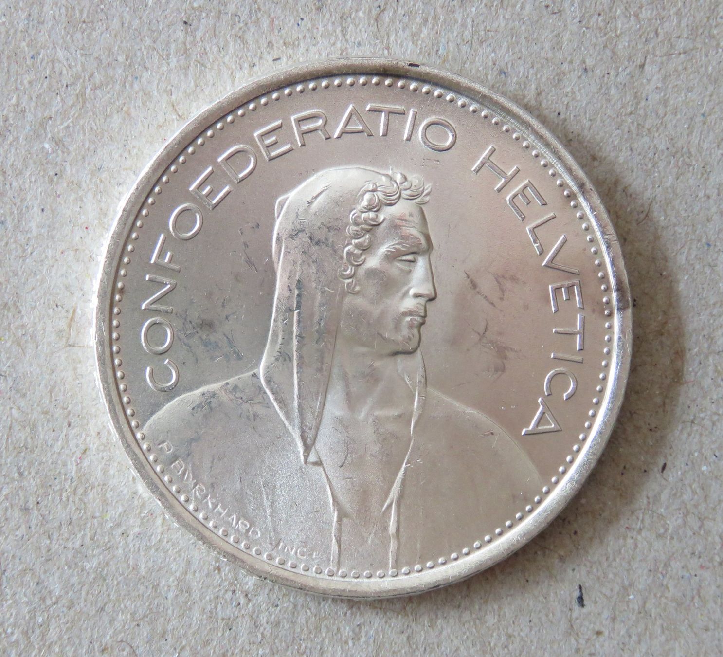 Tutti le monete: Fr. 5.-  1969  Silber – Usato da Kreuzlingen venduto da Koi4 1