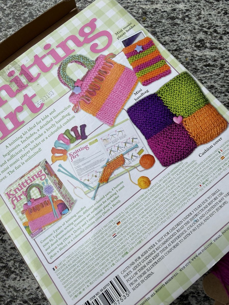 Kit bricolage: Kit per maglia per bambini con aghi plastica – Nuovo e nell'imballaggio originale da Roveredo GR venduto da ang_cc9l 3