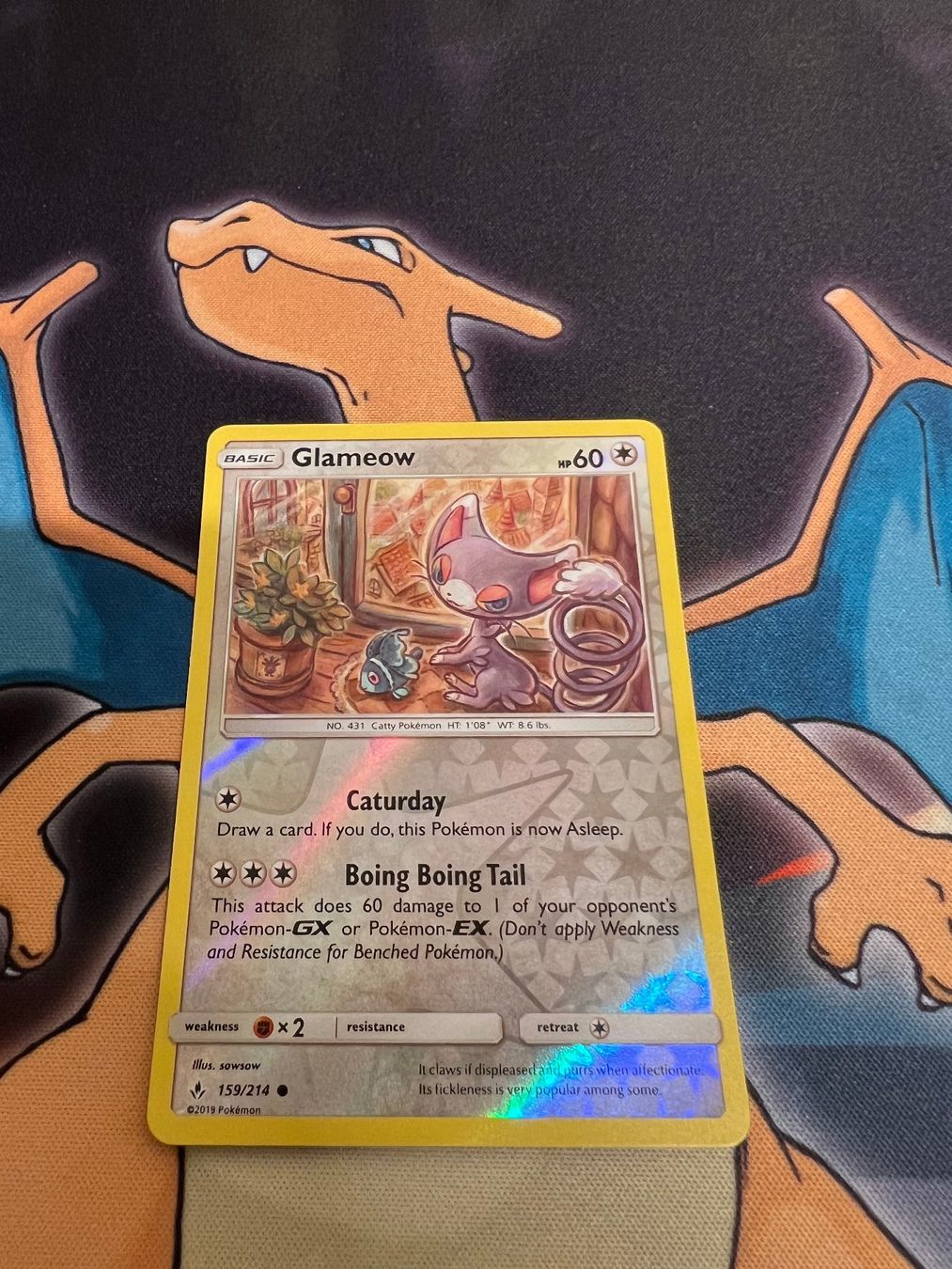 Pokémon Sammelbilder & Trading cards: Glameow (UNB 159) - Reverse Holo - Unbroken Bonds – Neu (gemäss Beschreibung) aus Bülach von Pfrenzel