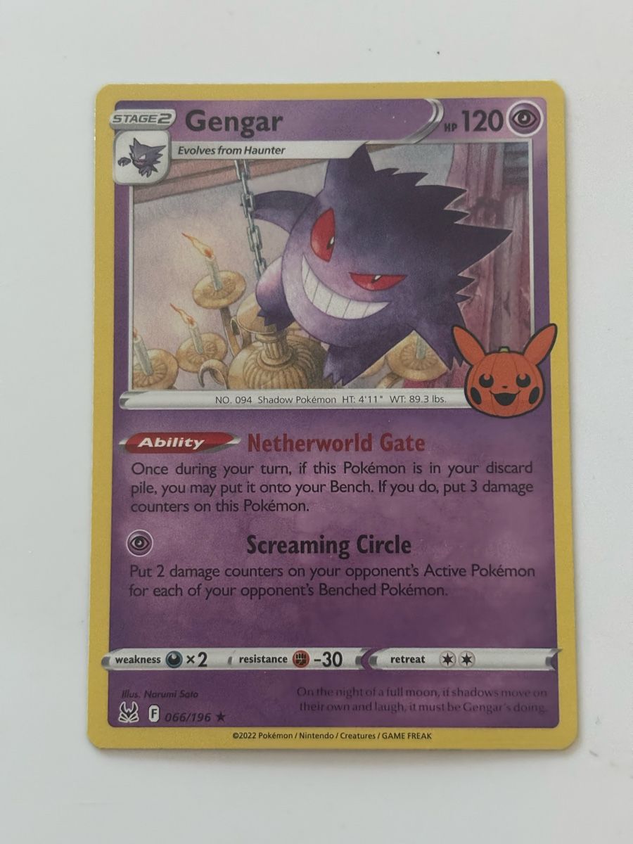 Pokémon Carte collezionabili: Carte Pokémon GENGAR STAMPLE 066 – Nuovo (secondo la descrizione) da lausanne venduto da helderj
