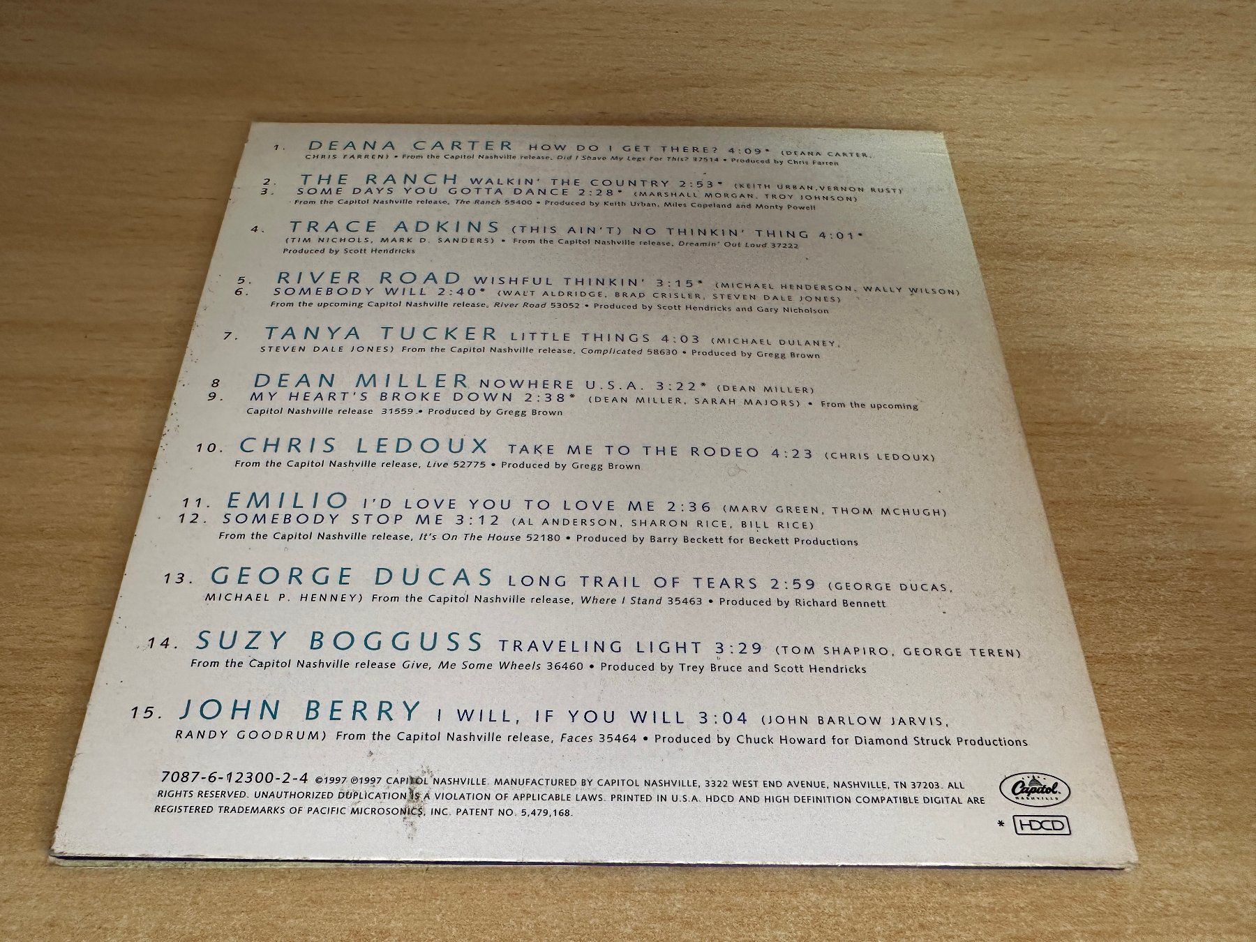 CD: Capitol Nashville Sampler 1997 Spring & Summer - Promo CD – Usato da Rikon im Tösstal venduto da Alpenmutz 1