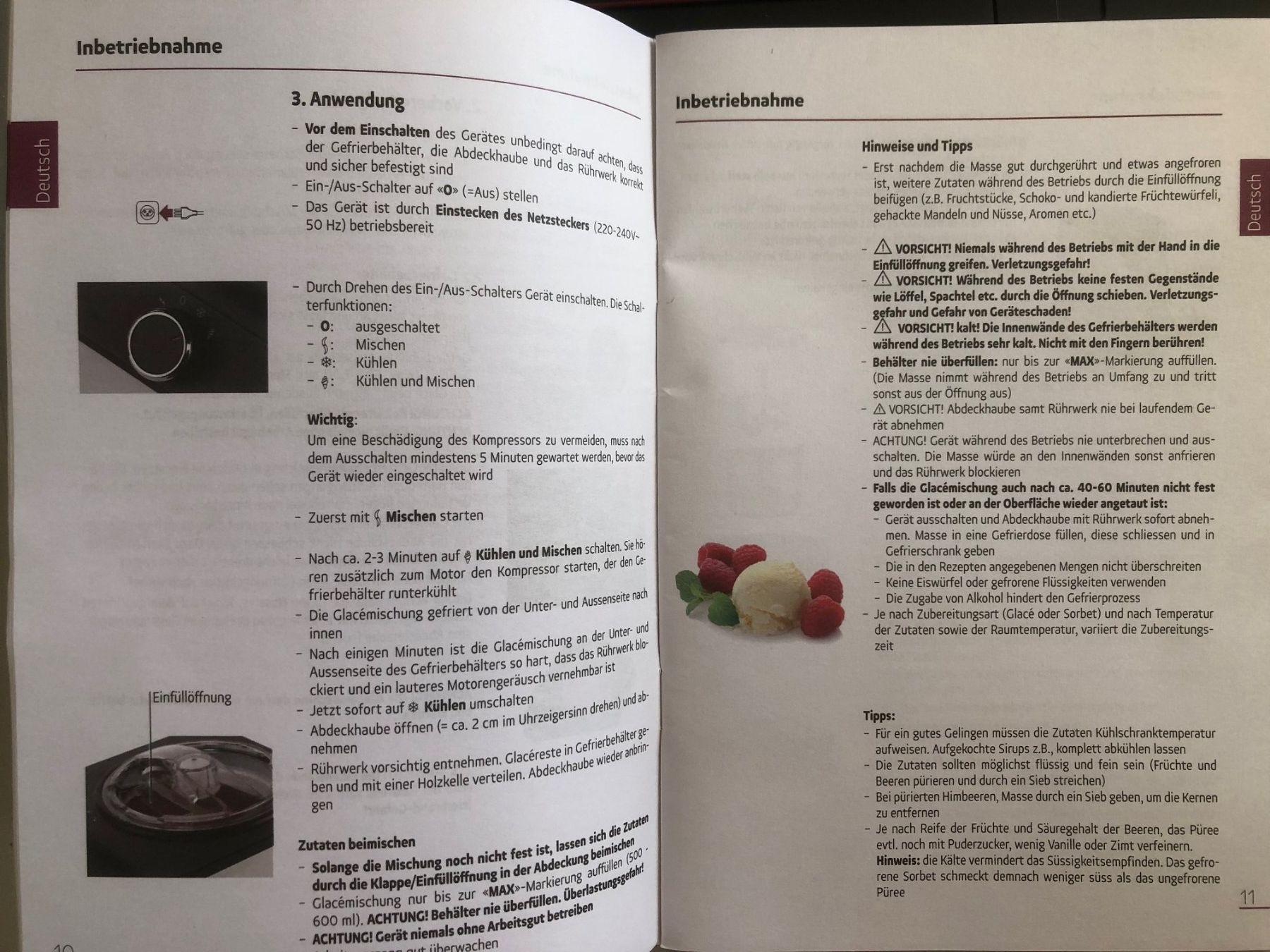 Mio Star Elettrodomestici da cucina: Glace Eis Maschine Küche Event Gäste Geburtstag – Nuovo e nell'imballaggio originale da Egolzwil venduto da toni032y 5