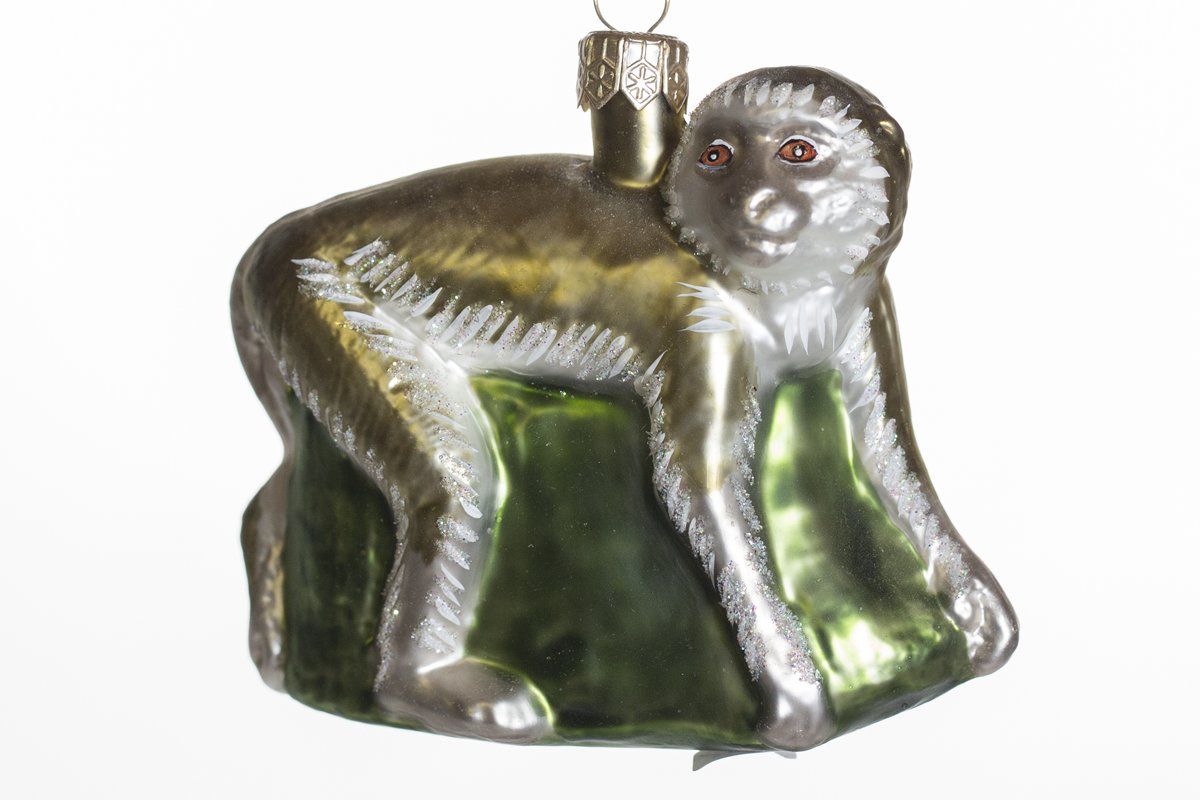 Tutte le decorazioni: Weihnachtskugel - Glasornament "Affe" – Nuovo e nell'imballaggio originale da Dottikon venduto da Network01