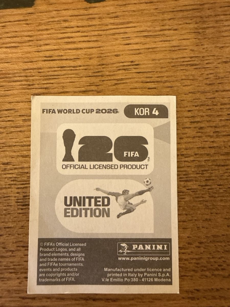 Panini Carte collezionabili: Panini WM 2026 sticker MINJAE KIM kor 4 – Usato da Frenkendorf venduto da emi_jg7b 1