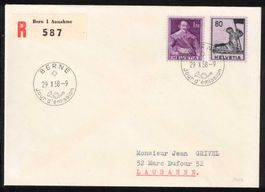 1958 Historische Bilder FDC französisch