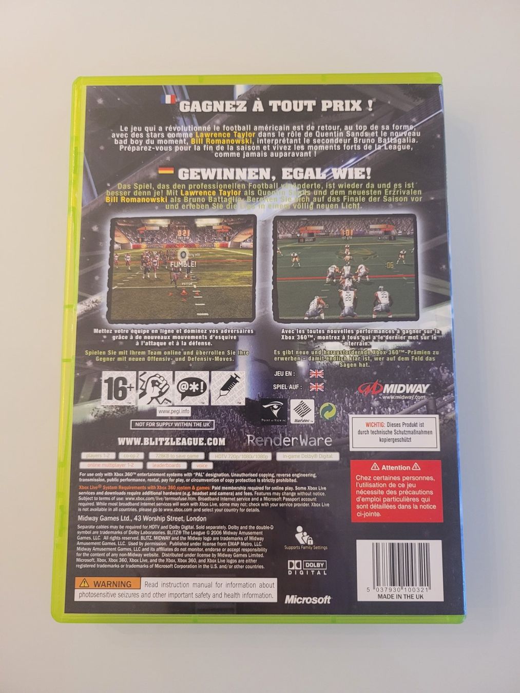 Giochi: Blitz The League (XBox 360) – Usato da Uezwil venduto da -Retrogames- 2