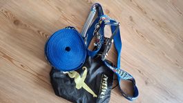 Gibbon Slackline blau