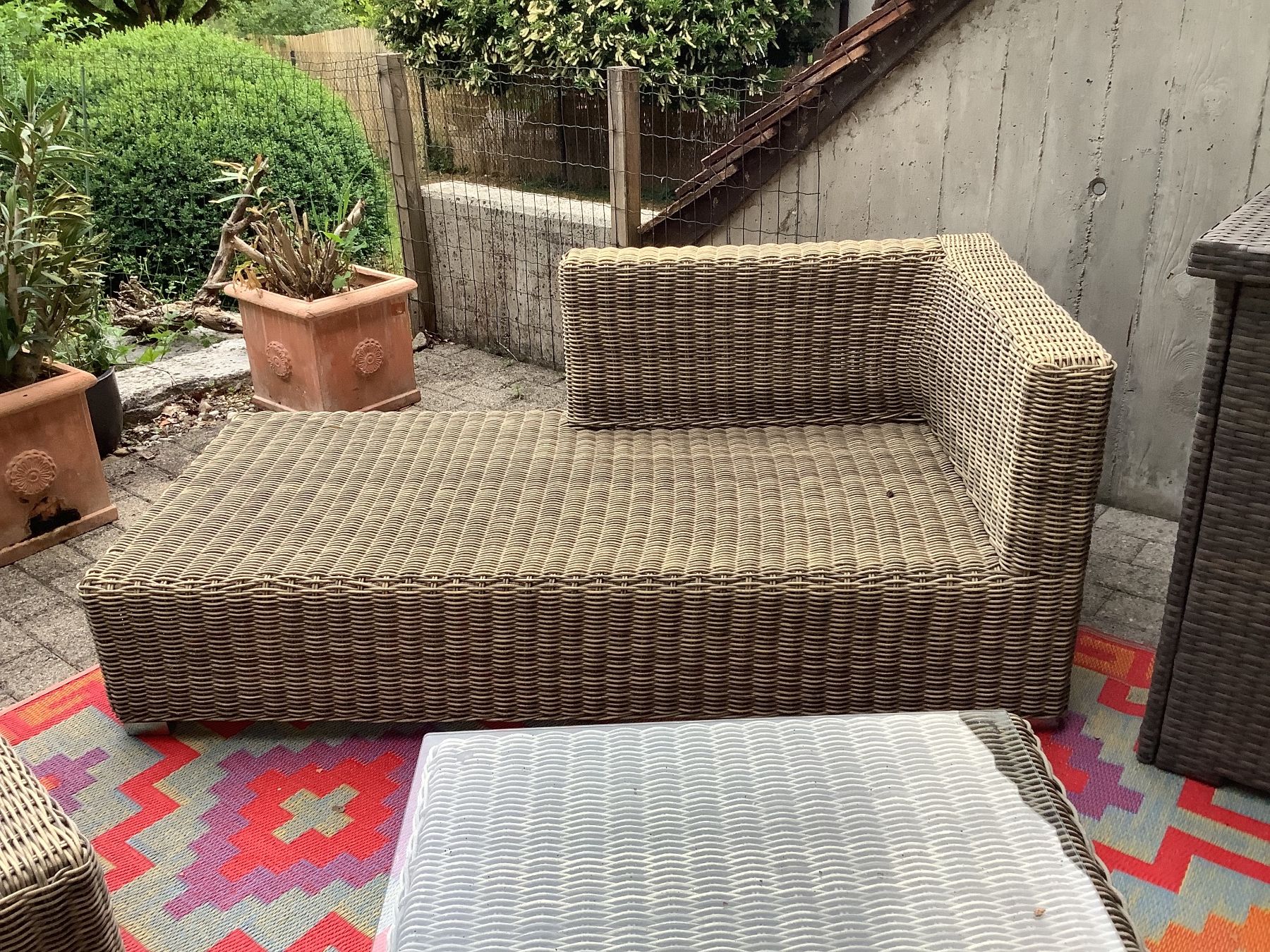 Sedie a sdraio: Garten Lounge Set Kunstrattan – Usato da Embrach venduto da whywhy8 4