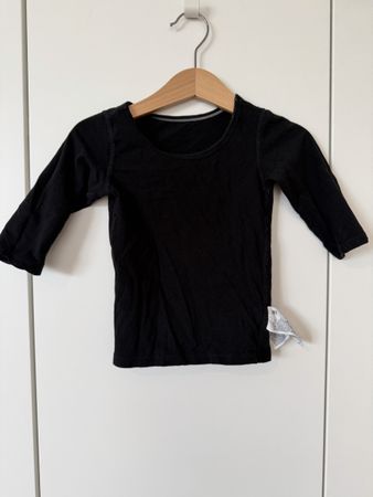 Uniqlo Baby Black Long Sleeve Top, 12-18 Months Old