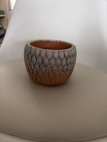 Blumentopf Terrakotta grau Dekoration klein guter Zustand