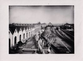 Oerlikon, Bahnhof und MFO, Vintage - Foto aus dem Jahr 1900