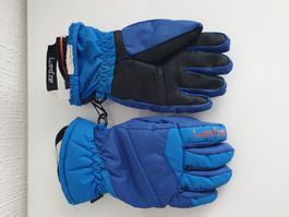 Gants de ski Wed'ze imperméables bleu taille 3/4 ans.