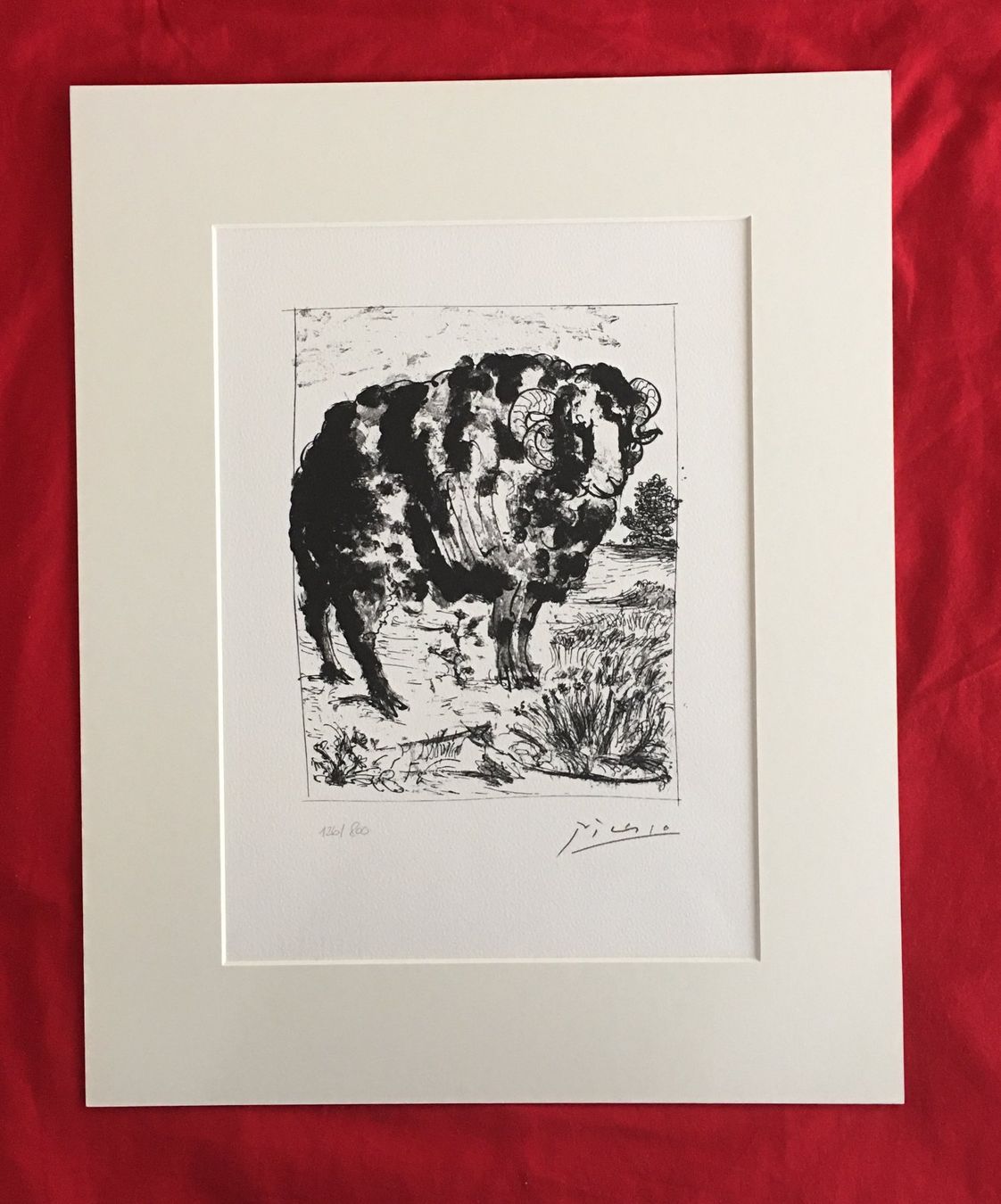 Grafiken & Lithographien: Pablo Picasso   Buffon  "Le Belier" – Gebraucht aus Nennigkofen von Sommersonnen
