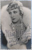 Mary Marquet (1895-1979) Schauspielerin - Autogramm