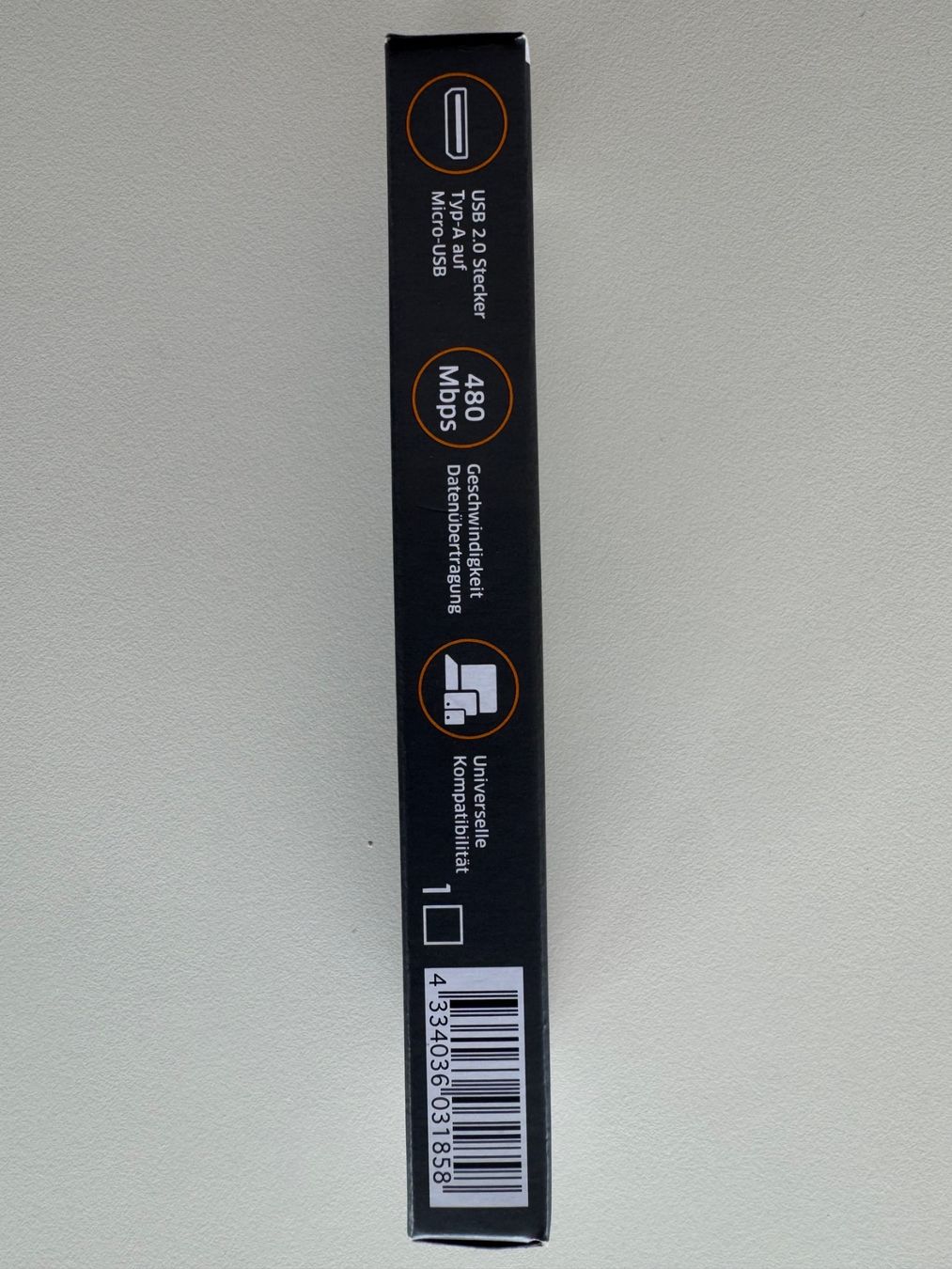 Cavi: Câble de charge, connecteur USB-2.0 vers micro-USB, 1m – Nuovo e nell'imballaggio originale da St-Gingolph venduto da GoldenKeys 2