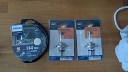 Philips H4 RacingVision GT200 & Okay Halogen Bulbs