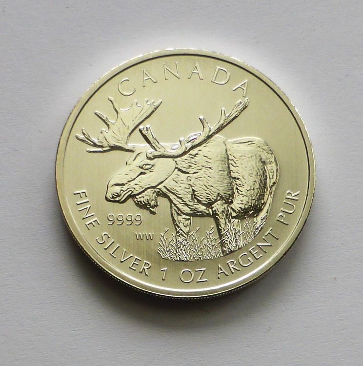 1 oz Feinsilber 999 - CANADA 5 $ 2012 - 
