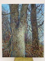 Original: Im Wald, Öl auf Leinwand, 80x100cm