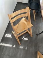 Hochstuhl Holz natur Baby Aufsatz guter Zustand