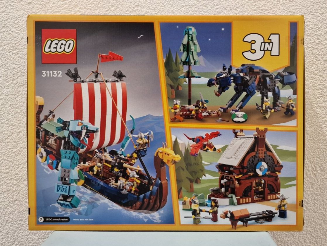 Lego Kit di costruzioni: Lego 31132 Creator Viking Ship – Nuovo e nell'imballaggio originale da Echichens venduto da aegis0129 1