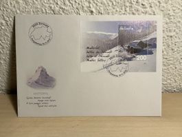 Zermatt Mattertal Ersttagsbrief 14.11.2013
