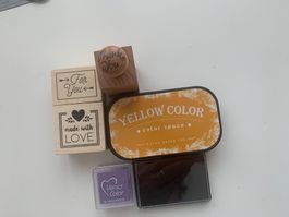 Stempel mit drei Kissen