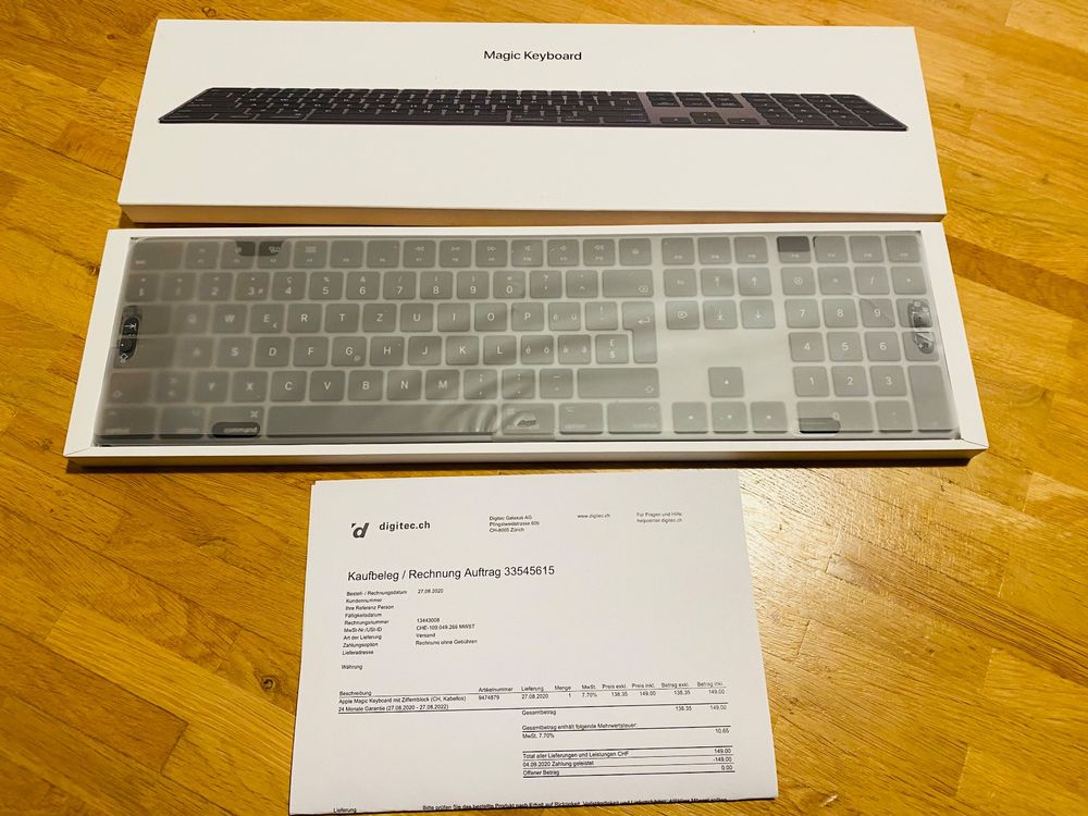 Apple Magic Keyboard Wireless Tastatur (Gebraucht) in für CHF 99 – mit ...
