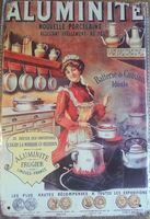 NEU/OVP: Nostalgie Cafe Bar Deko Blechschild Plakat