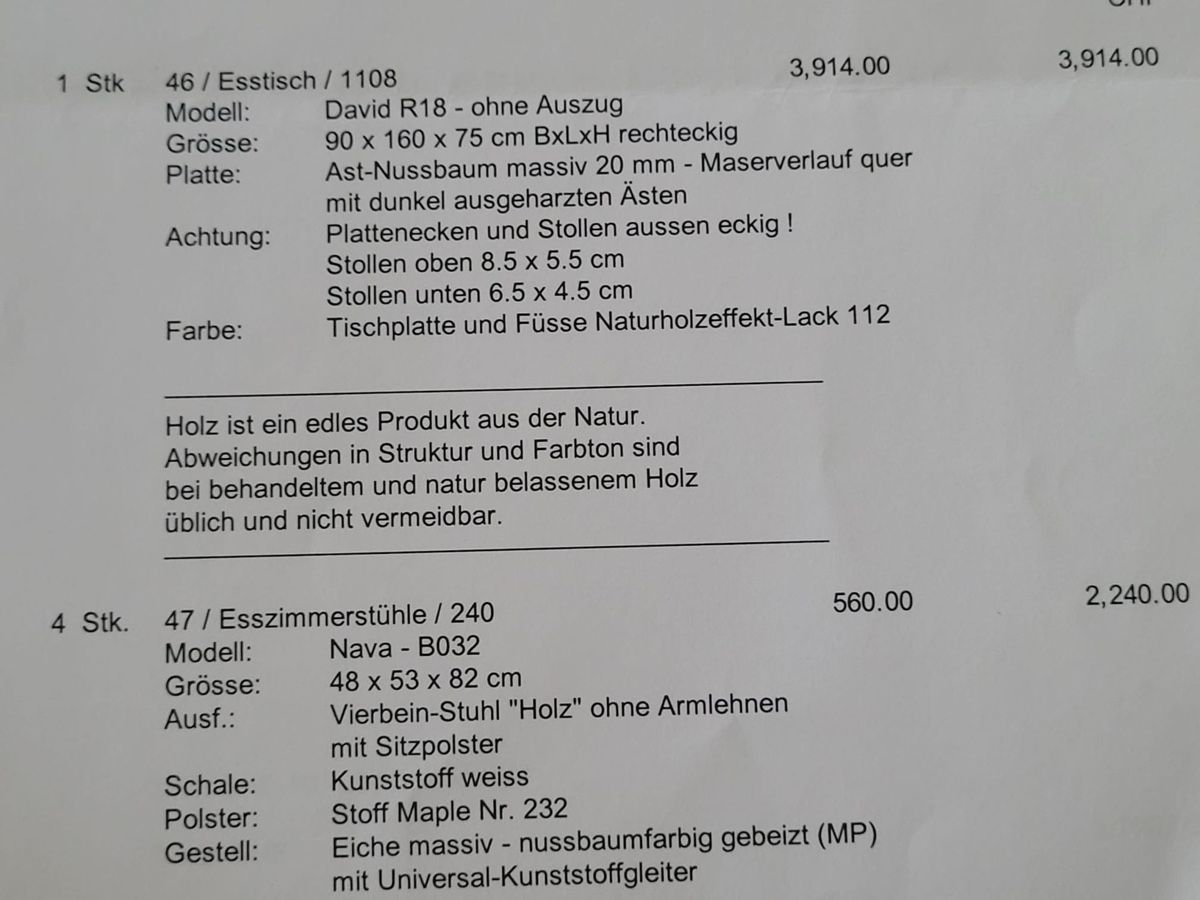 Set di tavolo e panche: Esstisch und Stühle – Usato da Winterthur venduto da Ala_Minor 1
