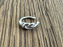 Ohrklemme Knoten Design neu, Modeschmuck 