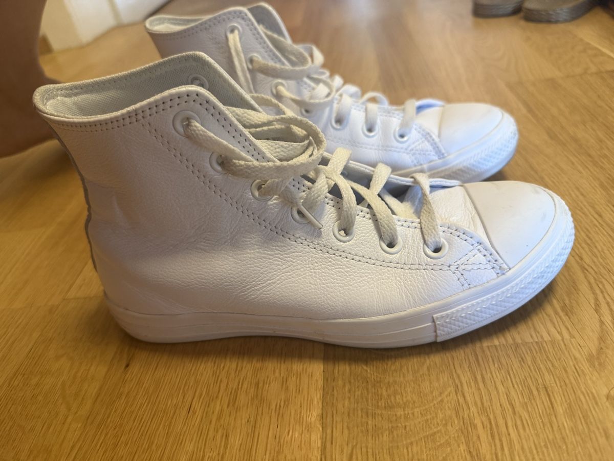 Converse Scarpe da uomo: Converse Chuck Taylor All Star, Size 39, Leather, White – Usato da Zürich venduto da ann_in_zuri 3