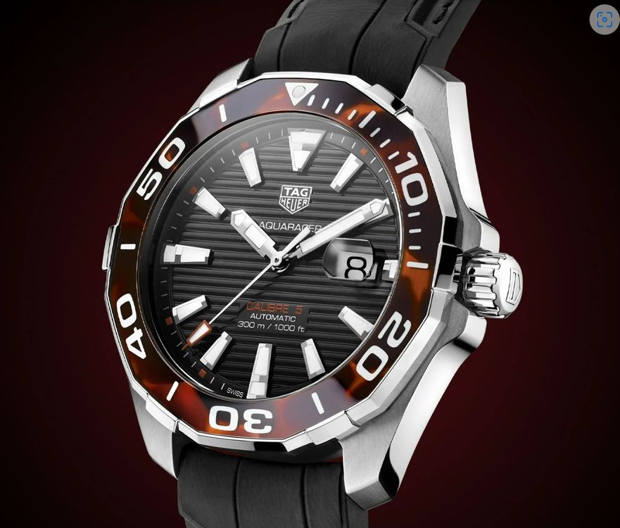 TAG HEUER AQUARACER 43MM CALIBRE 5 ‘TORTOISE SHELL EFFECT’ | Acheter ...