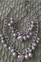 Guess Kette und Armband Set silber