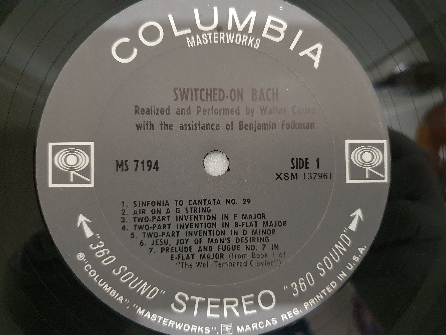 Schallplatten: Walter Carlos – Switched-On Bach – Gebraucht aus Uster von  3