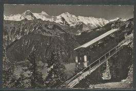 Carte P de 1951 ( Drahtseibahn / Interlaken-Harderkulm )