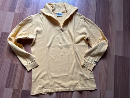 Mäser Pullover gelb Reissverschluss Grösse 54 gebraucht