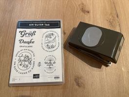 Stempelset und Stanze Stampin Up “ein guter Tag”