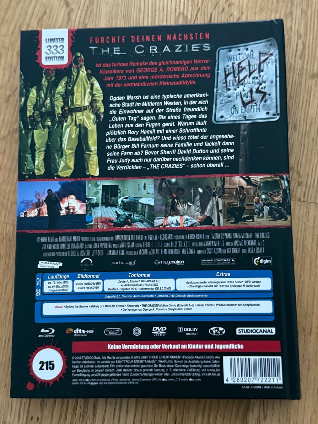 Tous les DVDs: The Crazies  Mediabook, – D'occasion à Oftringen par CatchMeIfYouCan68 3