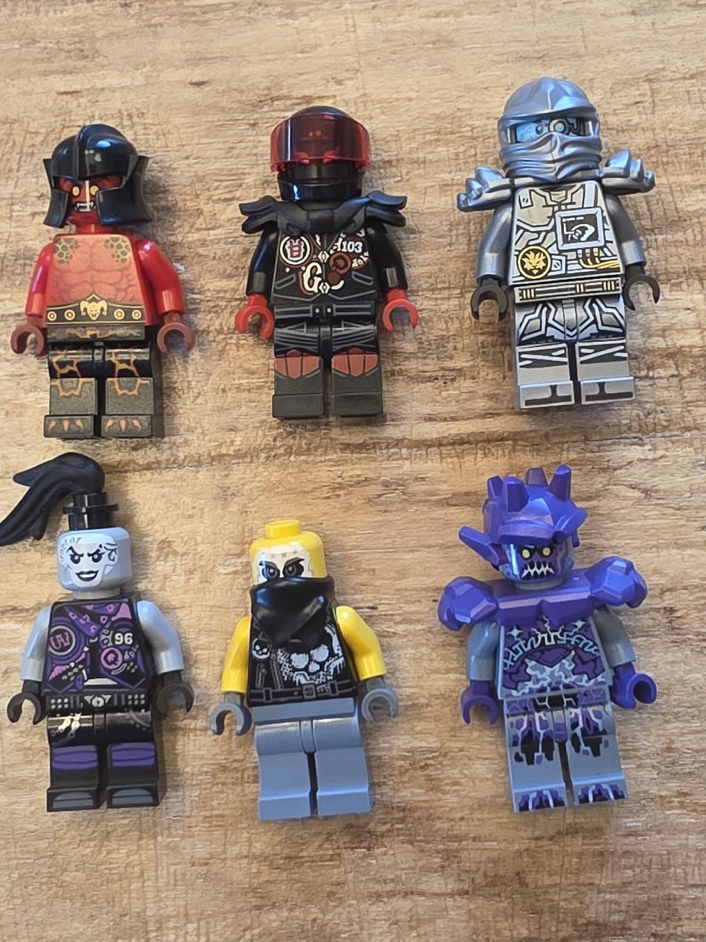 Lego Giocattoli: LEGO Ninjago 6 Minifiguren Mr. F, Eis-Samurai, Pyro uvm. – Usato da Liestal venduto da Find_the_rare_stuff