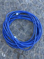 Gartenschlauch blau mit Anschlüssen gebrauchter Zustand