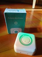 Tragbarer Mini-Thermodrucker mit zusätzlichem Papier