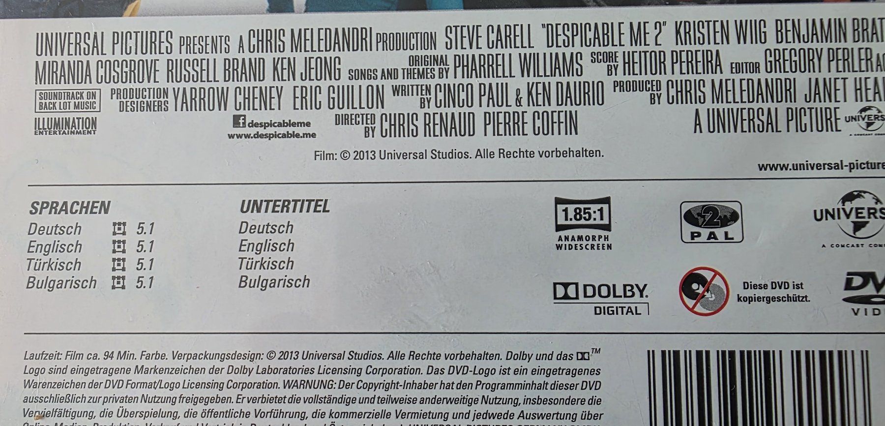 Tutti i DVDs: DVD Ich einfach unverbesserlich 2 – Usato da Oetwil am See venduto da fineli2 1