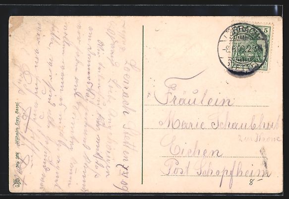 Cartoline postali: Appenzell, Wildkirchli, Seealpseeli, Meg – Usato da Berlin venduto da bartko-reher 1