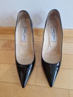 Wunderschöne Jimmy Choo Stilettos, Lackleder schwarz