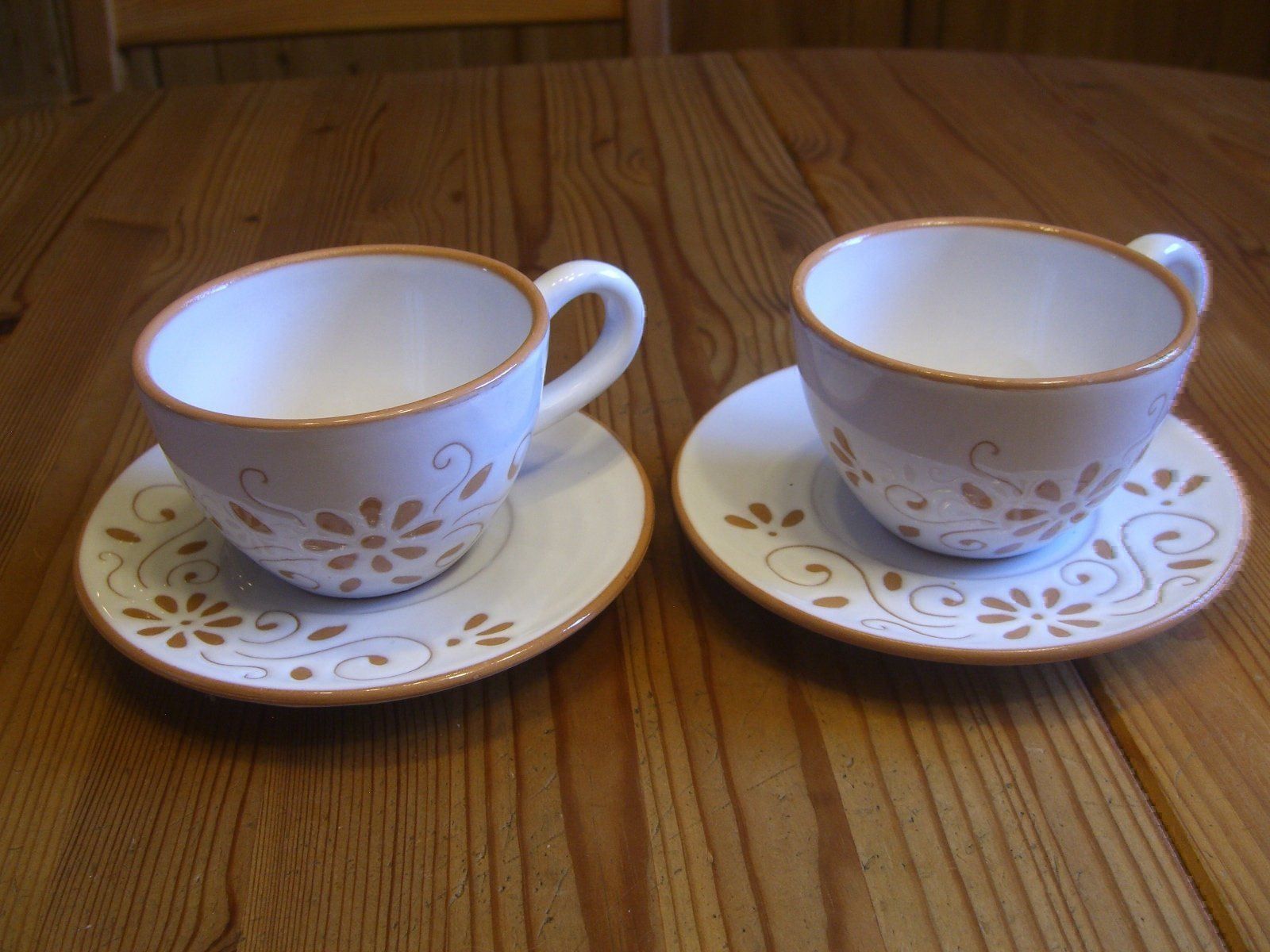 Set di piatti: handgetöpfertes Kaffeegeschirr Keramik – Usato da Winterthur venduto da Gaia 2