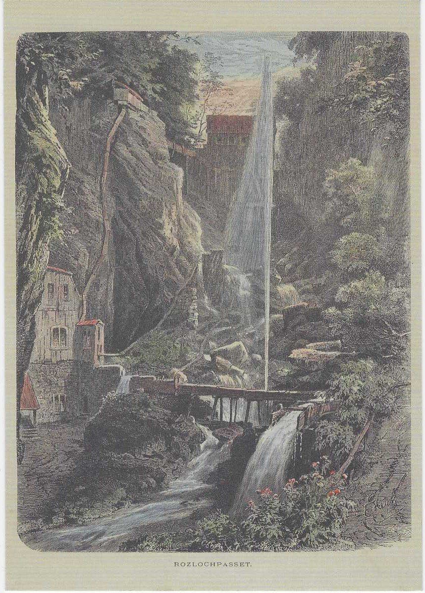 Cartoline postali: Ansichtskarte: Druck von Holzstick-Grafik – Usato da Luzern venduto da gil_9jtr