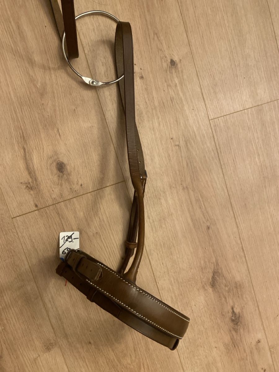 Briglie & Cavezze: Bride anglaise en cuir brun, taille cheval – Nuovo (secondo la descrizione) da Cortaillod venduto da dyl_7j58