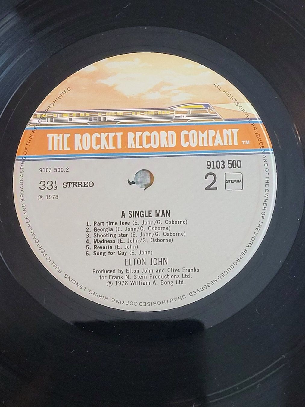 Schallplatten: Elton John - A Single Man - Vinyle 33T – Gebraucht aus La Chaux-de-Fonds von reu_kx5l 5